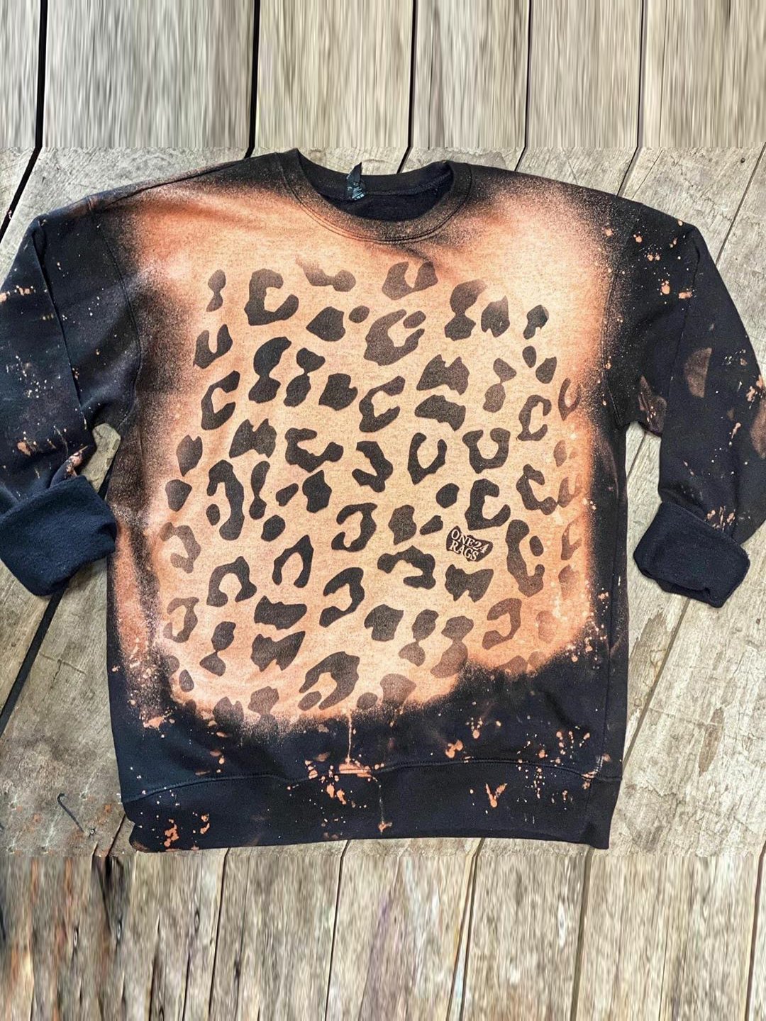 Black Long Sleeve Shift Sweatshirt