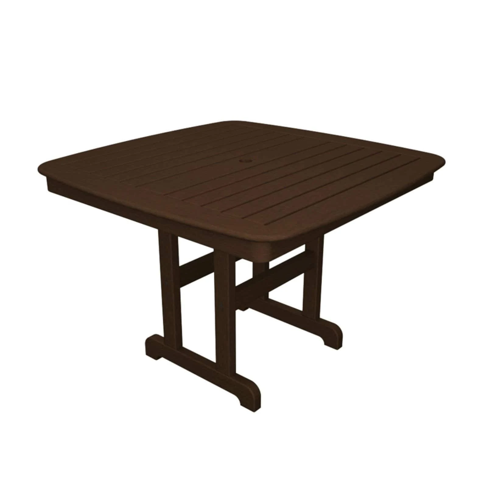 POLYWOOD Nautical 44x22 Dining Table - Mahogany