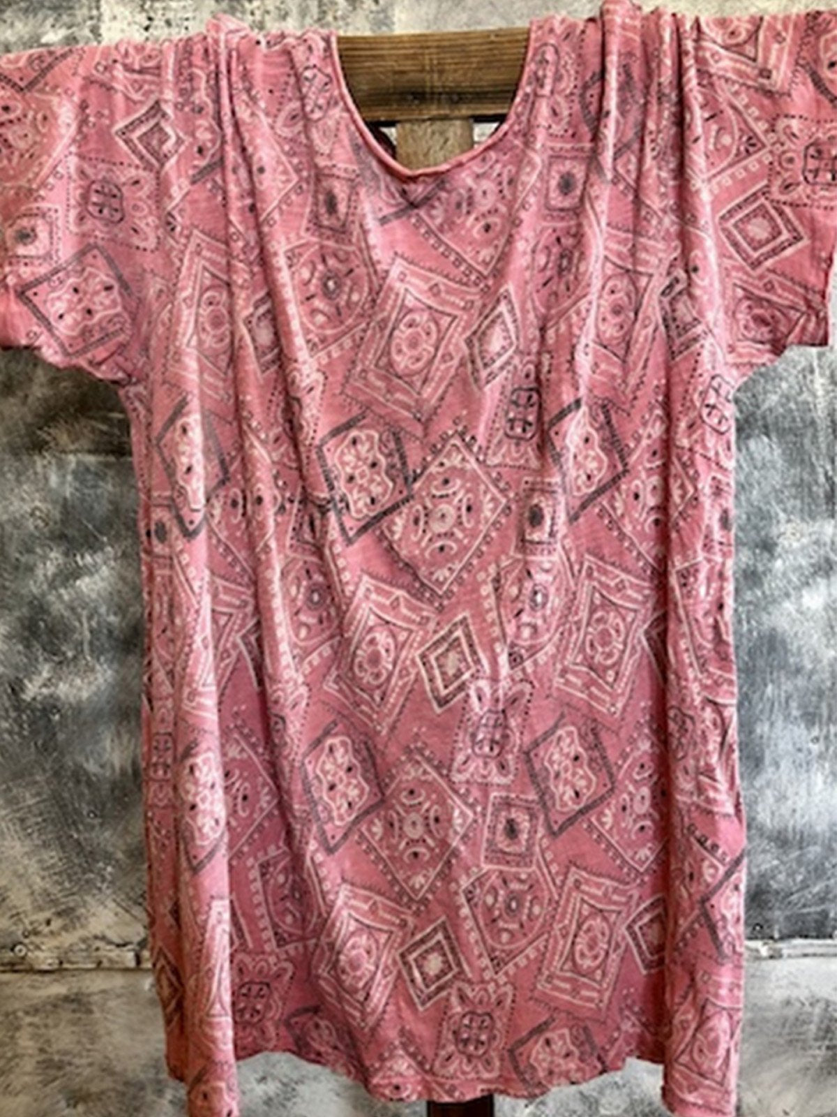 Women Casual Printed Tops Tunic T Shirt