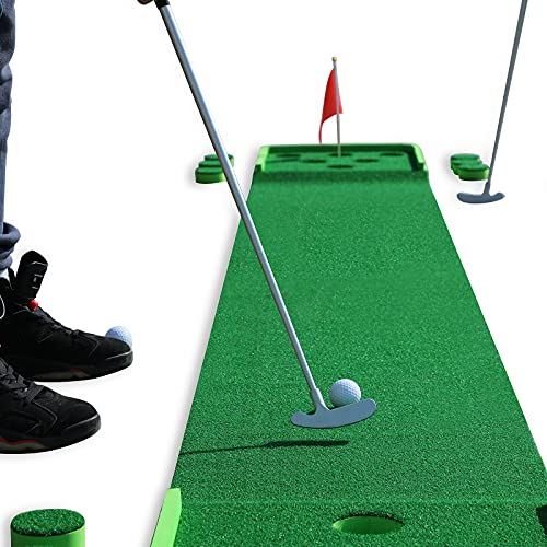 SPRAWL Golf Practice Green 11.5 Feet Golf Putting Mat Barkyard Game