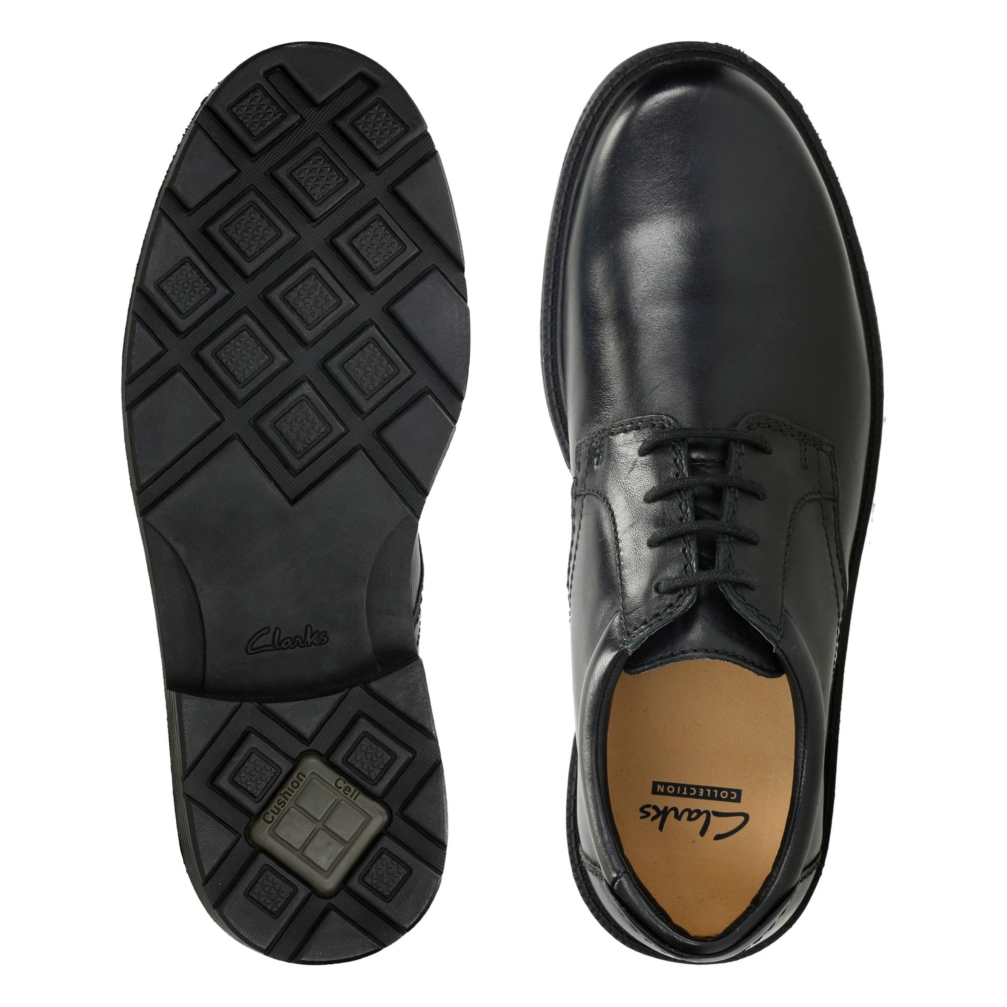 Men  Lair Watch Black Leather