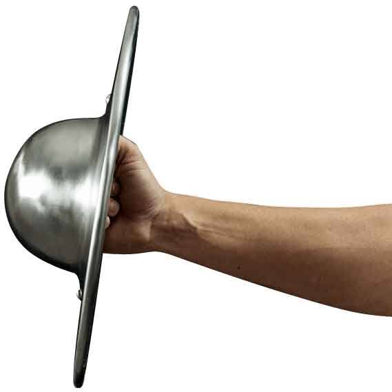 Plain Buckler - 14 inch | Steel by Medieval Collectibles