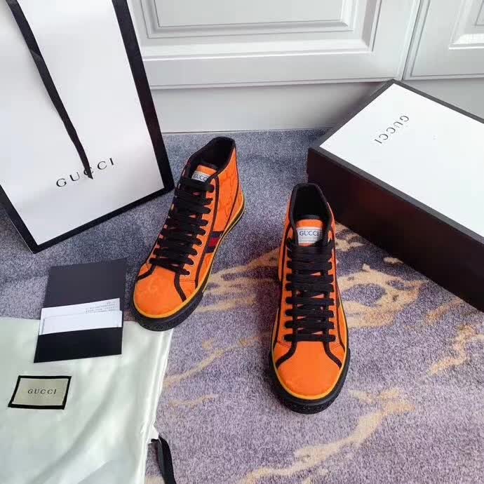 20秋季最新专柜款-古驰Gucci秋季新款1977系列高帮版！超经典好看 休闲运动百搭