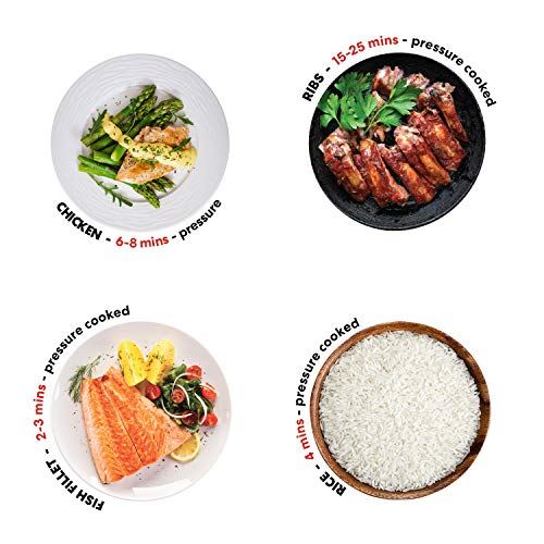 6 Qt 10-in-1 Multi- Use Programmable Pressure Cooker, Slow Cooker, Rice Cooker