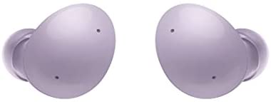 Samsung Galaxy Buds2, White and Wireless Charger Pad EP-P1300B, Black