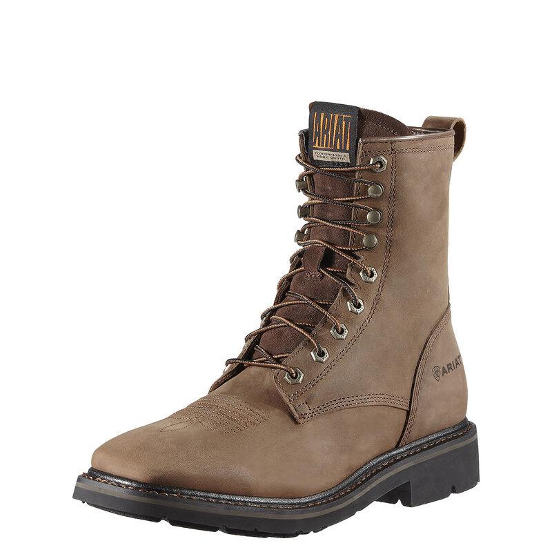 Cascade 8 Wide Square Toe Work Boot