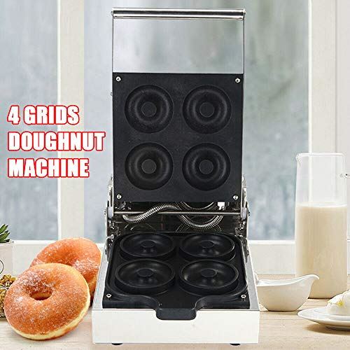 Mini Donut Electric Maker Machine Nonstick Commercial Doughnut Baker Maker