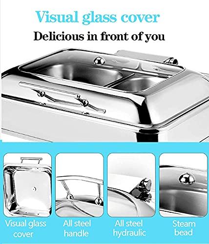 Catering Food Warmer, Electric Square Buffet Servers and Warmers