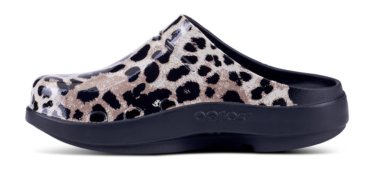 Women's OOcloog Limited Edition Clog - Cheetah