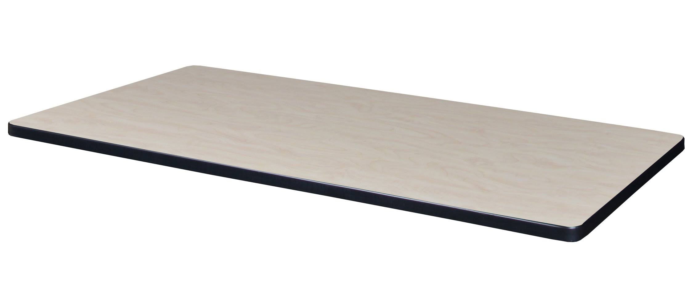 Regency 48x22 x 24x22 Rectangle Laminate Table Top- Cherry/ Maple