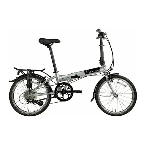 Mariner D8 Folding Bike (Brushed) with Foldable Carry Bag Bundle