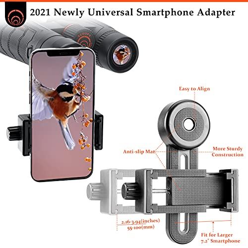 10��42 Ultra HD Binoculars with Phone Adapter and Harness