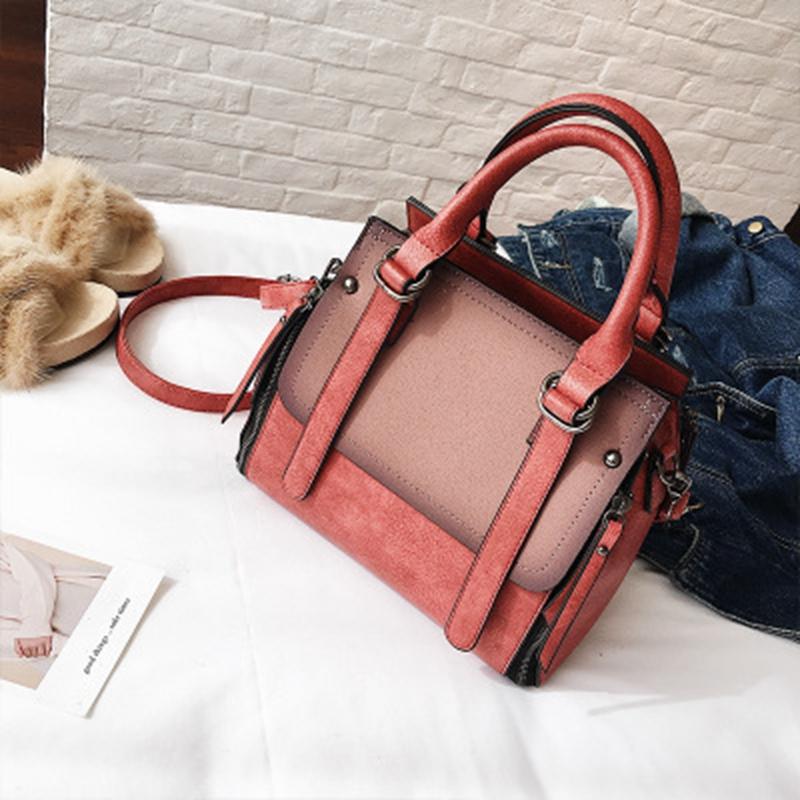 Women Retro Casual Boston Bag