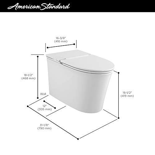 Right Height Elongated Low-Profile Toilet with Seat, White