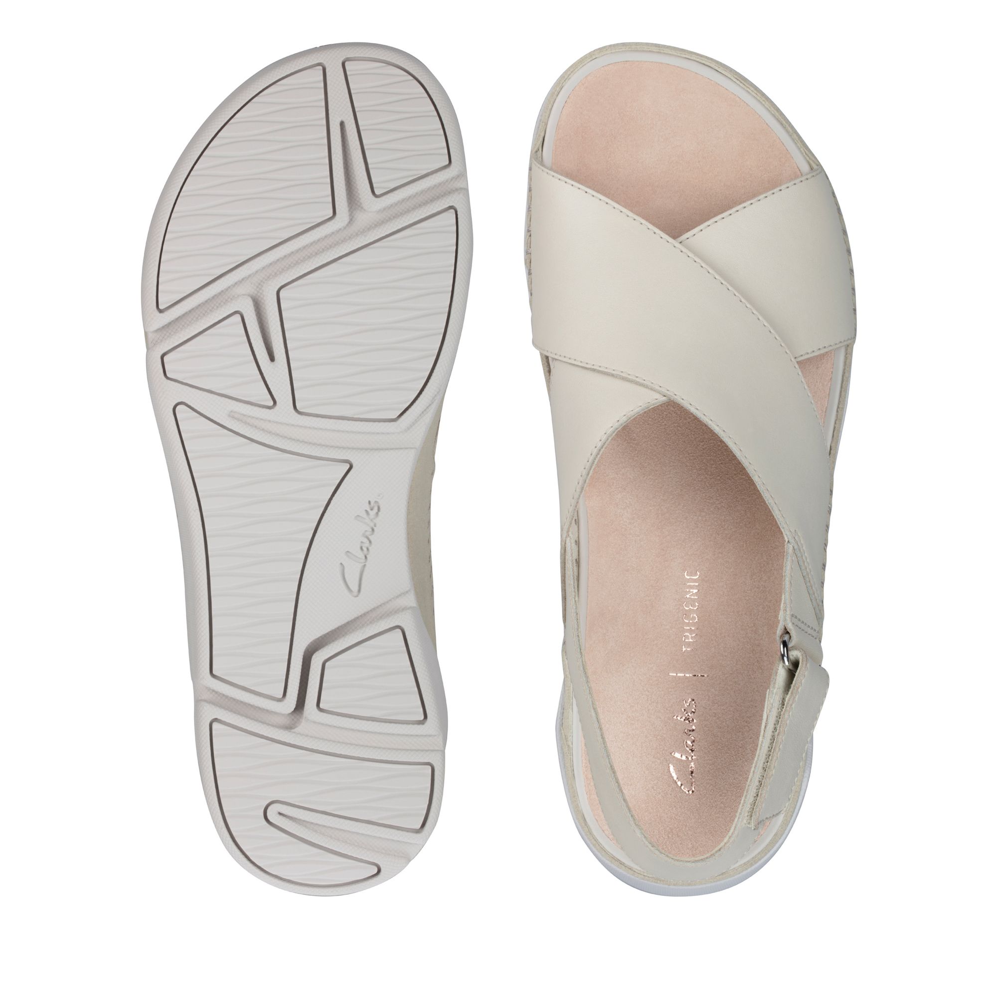 Women Sandals Tri Alexia White Leather