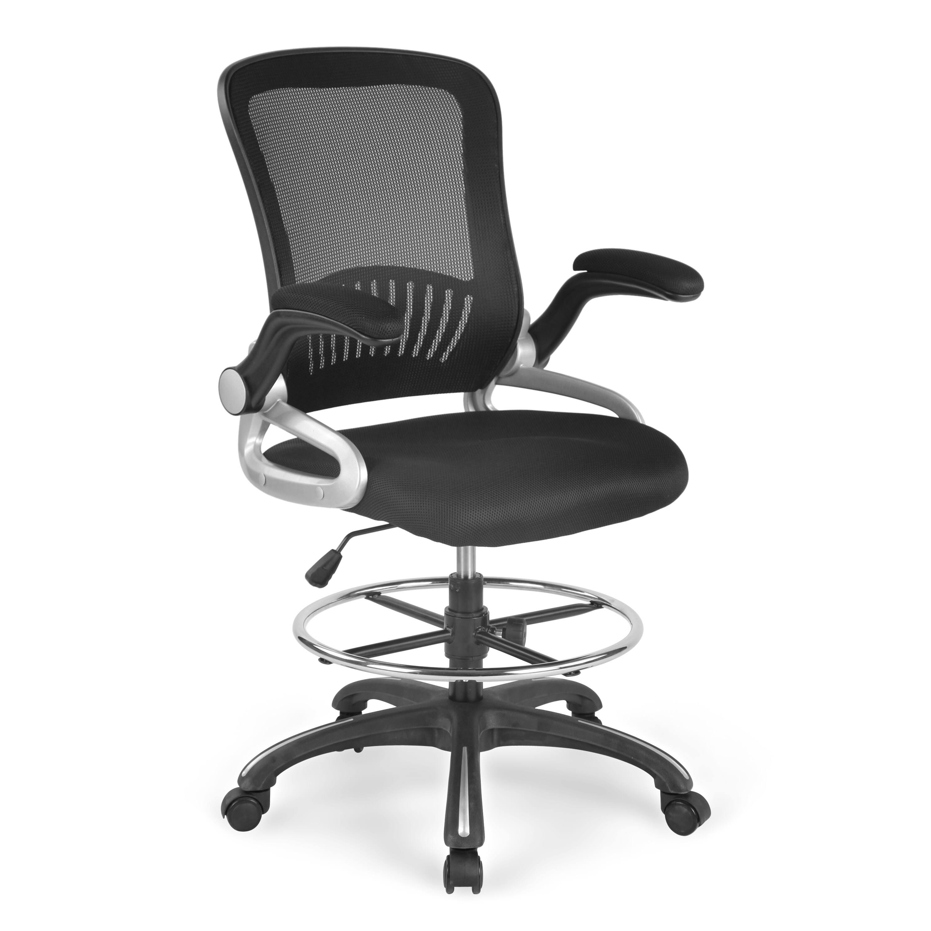 Edgemod Hargrove Drafting Chair in Black