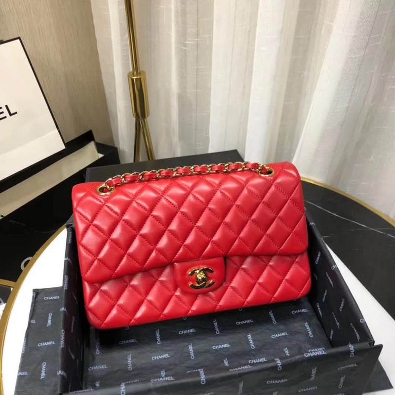high quality handbag 119005 lambskin flap bag 1112