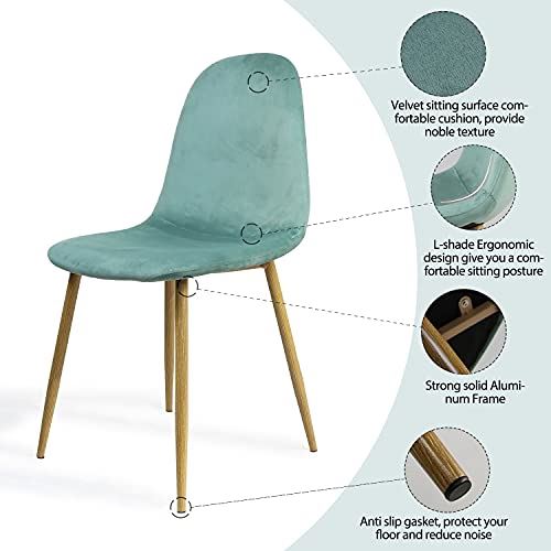 Dining Chair Set of 4, Modern Dining Kitchen Chair