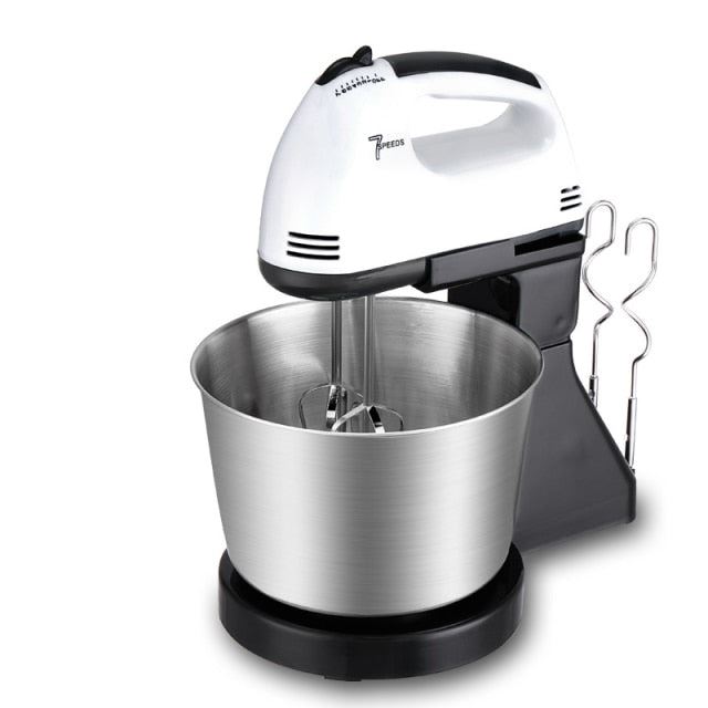 Electric Food Mixer 110-240V Stand Mixer 7-speed Detachable Kitchen Food Blender Cream Egg Whisk