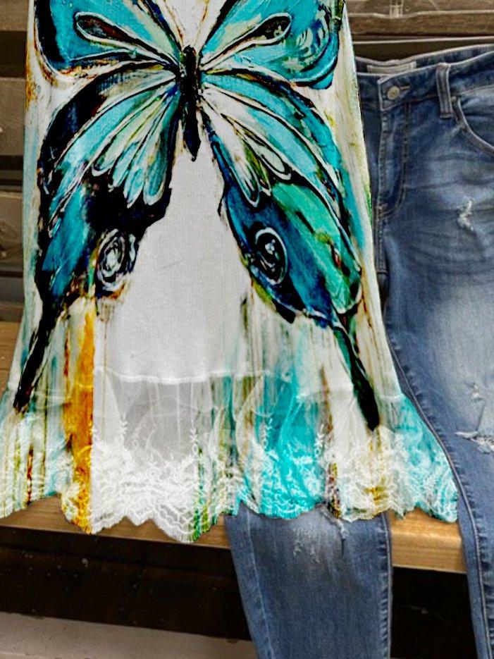 Oil painting butterfly Tanks