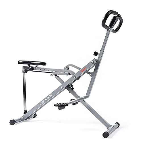 Sunny Health & Fitness Squat Assist Row-N-Ride Trainer