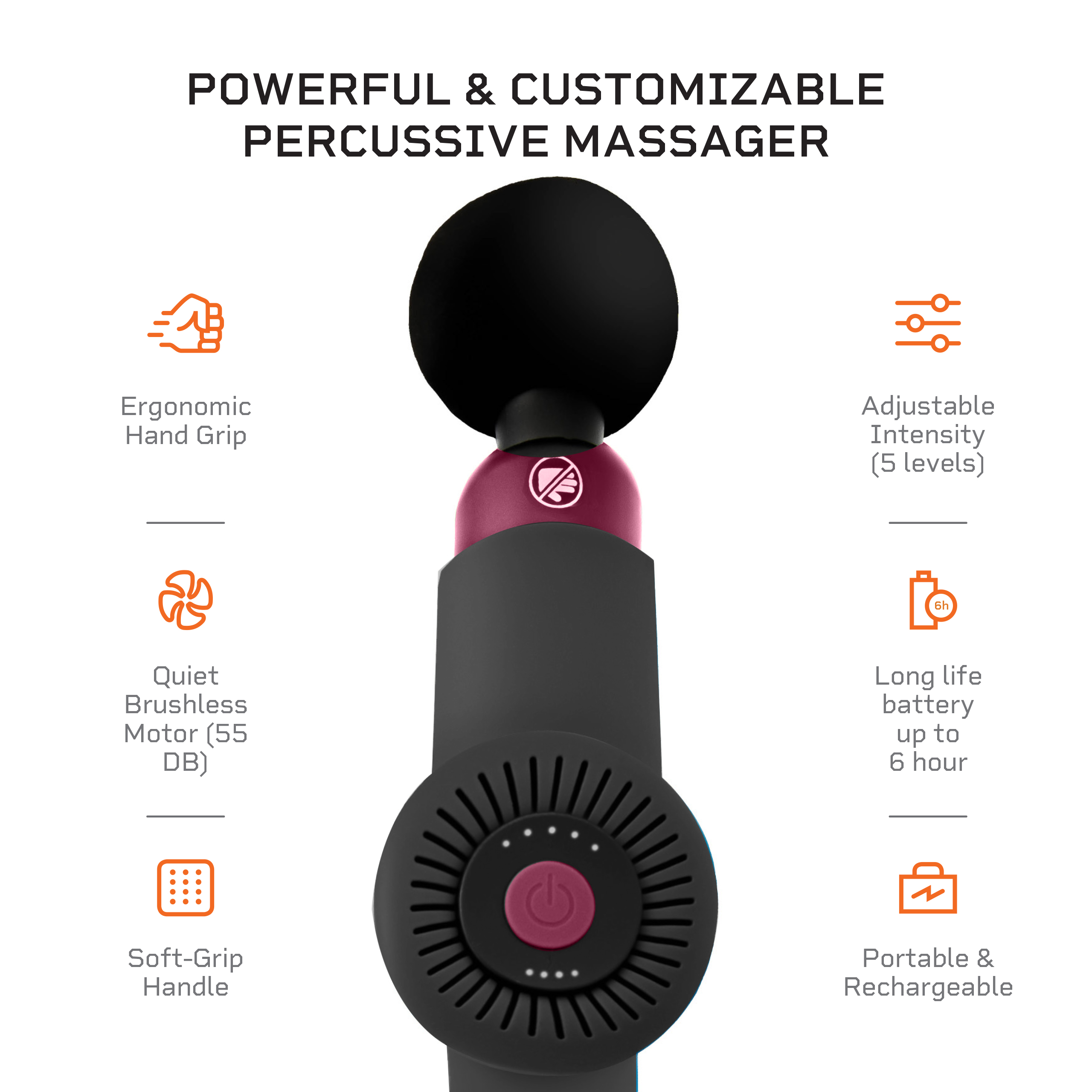 Sonic X Personal Percussion Massage Gun