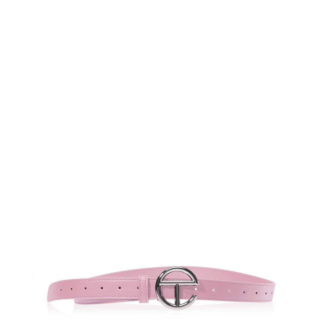 Logo Belt - Silver/Bubblegum