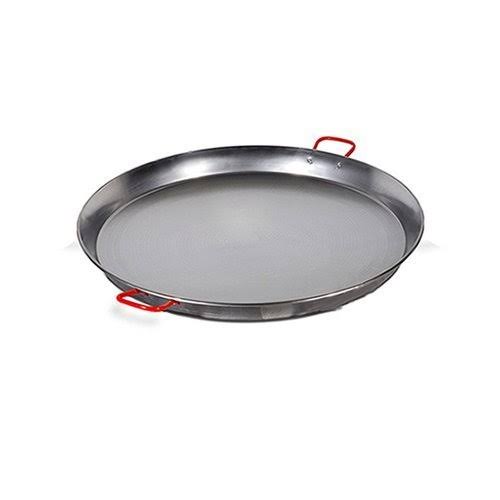 La Paella Garcima 22-inch Carbon Steel Paella Pan, 55cm