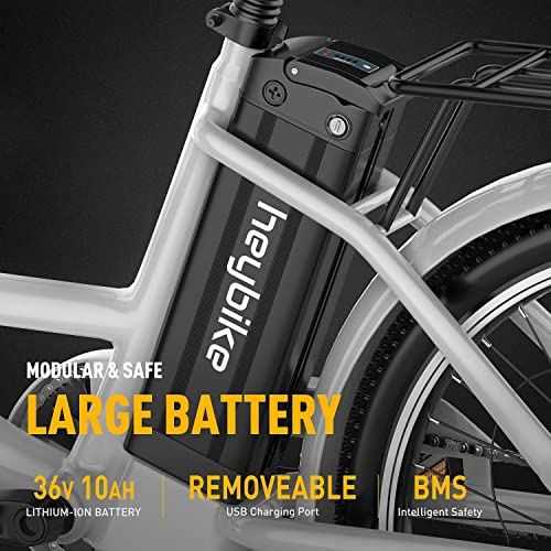 Cityscape Electric Bike 350W Electric City Cruiser Bicycle-Up to 40 Miles-