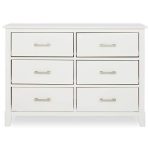 Dream On Me Universal Kids Double Bedroom Dresser w/ Six Drawers