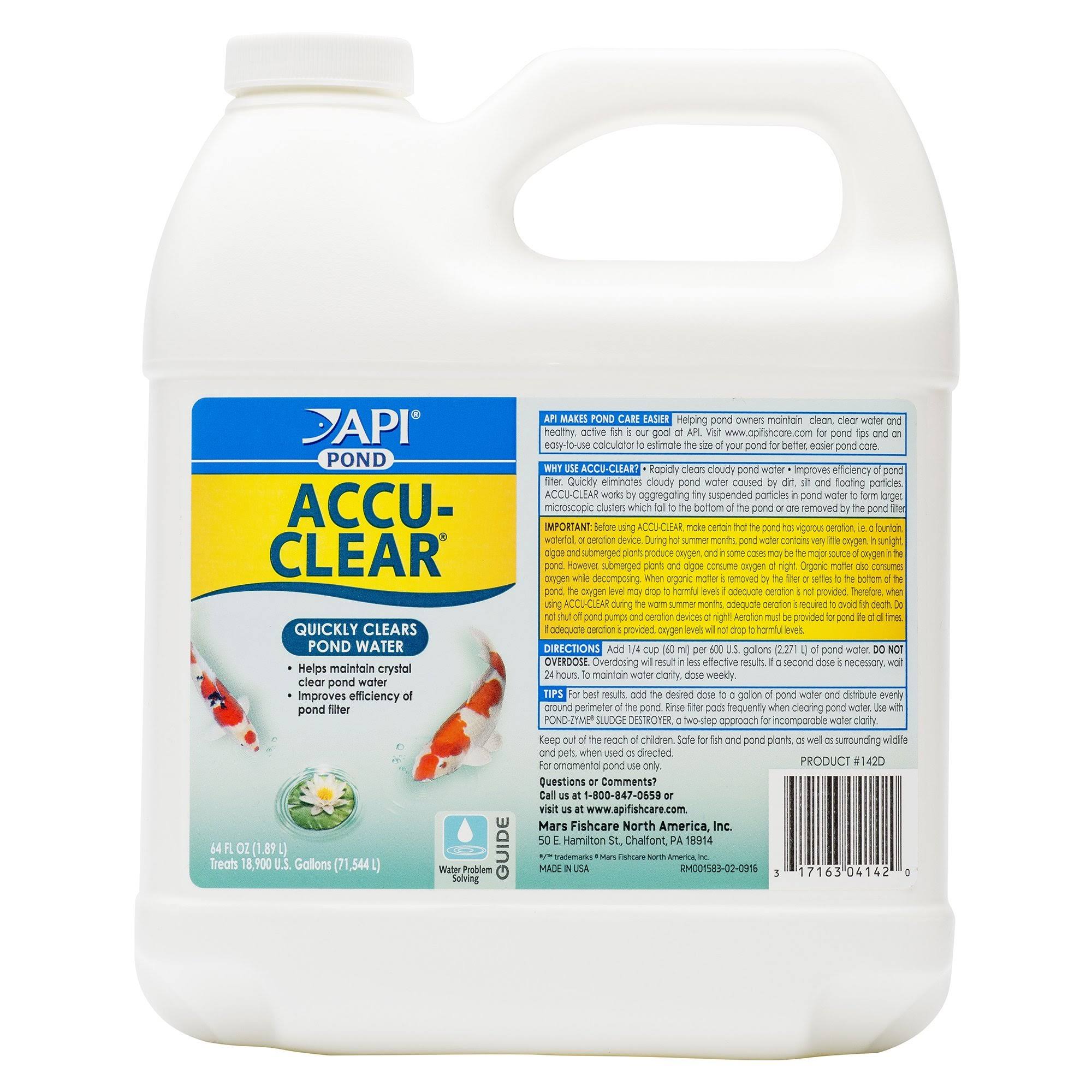 API Pond Accu-Clear Pond Water Clarifier 64 oz