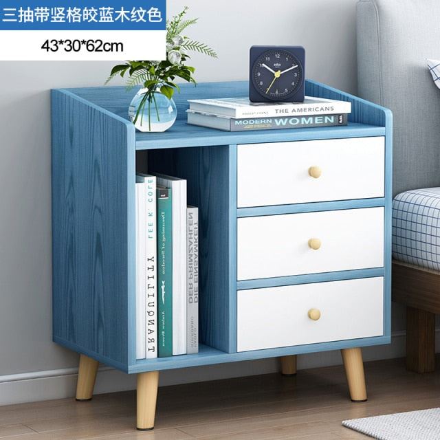 Living Room Furniture Bedside Table Simple Modern Small Apartment Hotel Drawer Nightstand