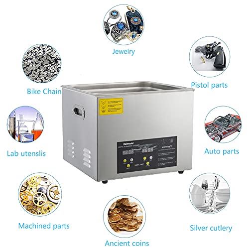 Ultrasonic Jewelry Denture Parts Cleaner with Digital Timer Heater Control