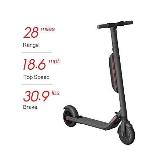 Segway Ninebot ES4 Electric Kick Scooter with External Battery, Lightweight and Foldable | (2019 Version)