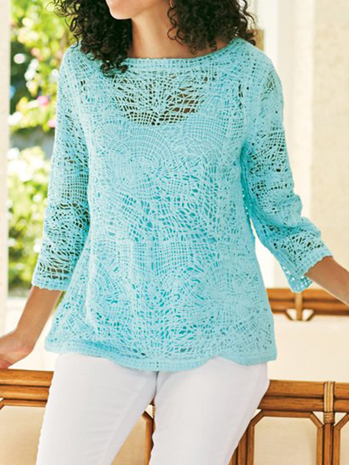 Women Relaxed Fit Sweater Tops Tunic Blouse Shirt