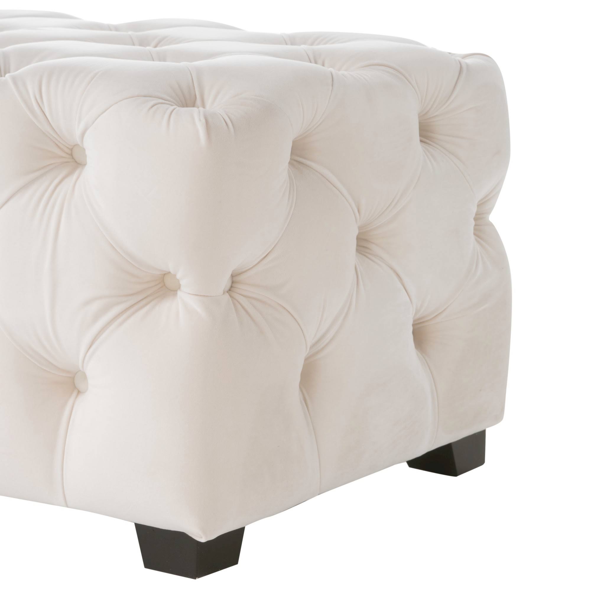 Piper Tufted Velvet Ottoman/Bench