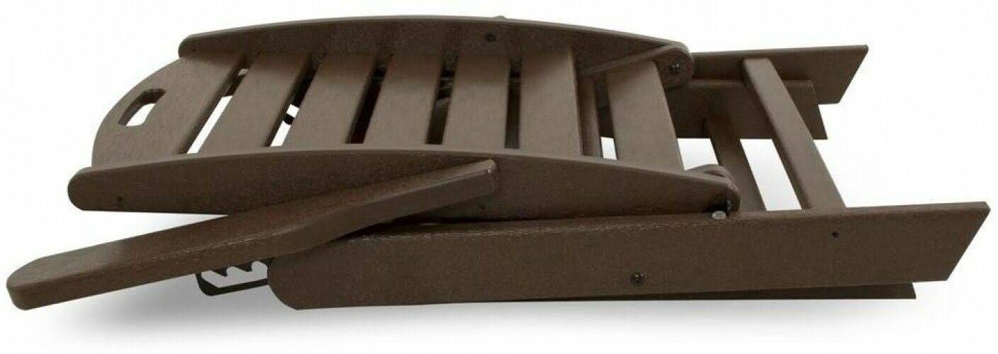 POLYWOOD Nautical Highback Chair - Mahogany