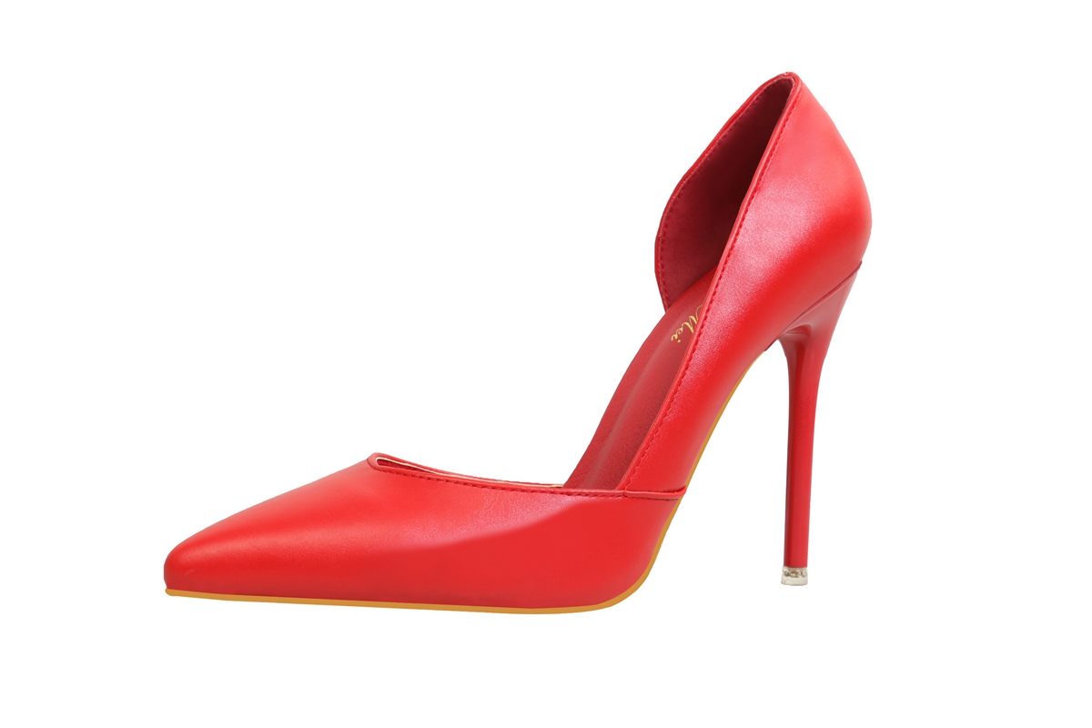 10.5CM Sweet Shallow Pointed Sidecut Hollow Dress Elegant Heeled Sandals