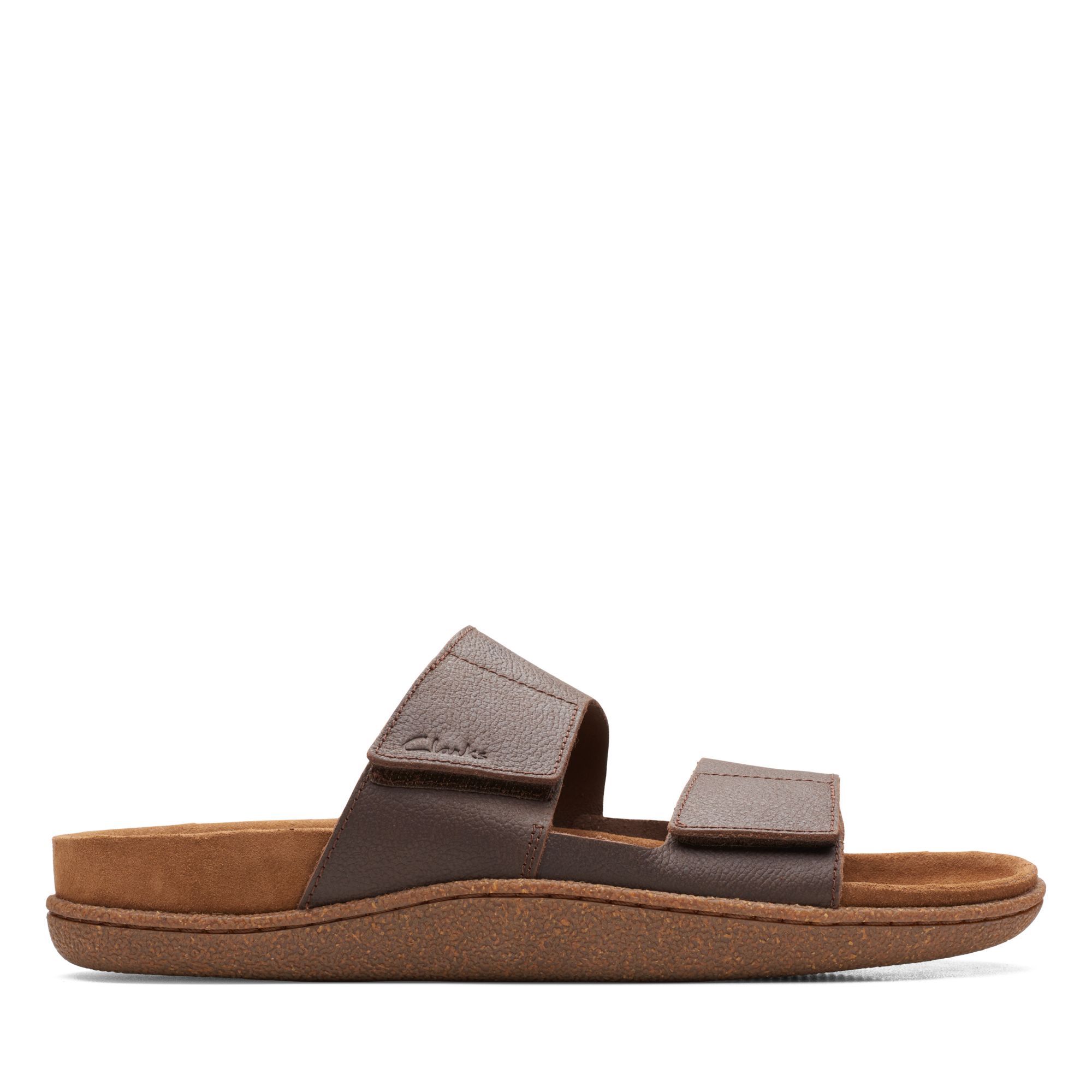 Men Sandals Pilton Strap Brown Nubuck