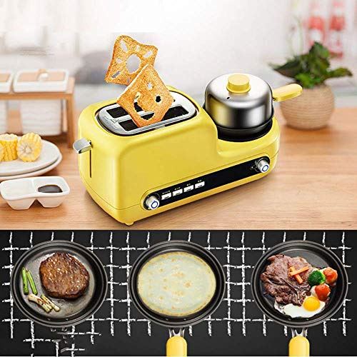 3 in 1 Breakfast Station Center, 2 Slice Toaster and Egg Maker