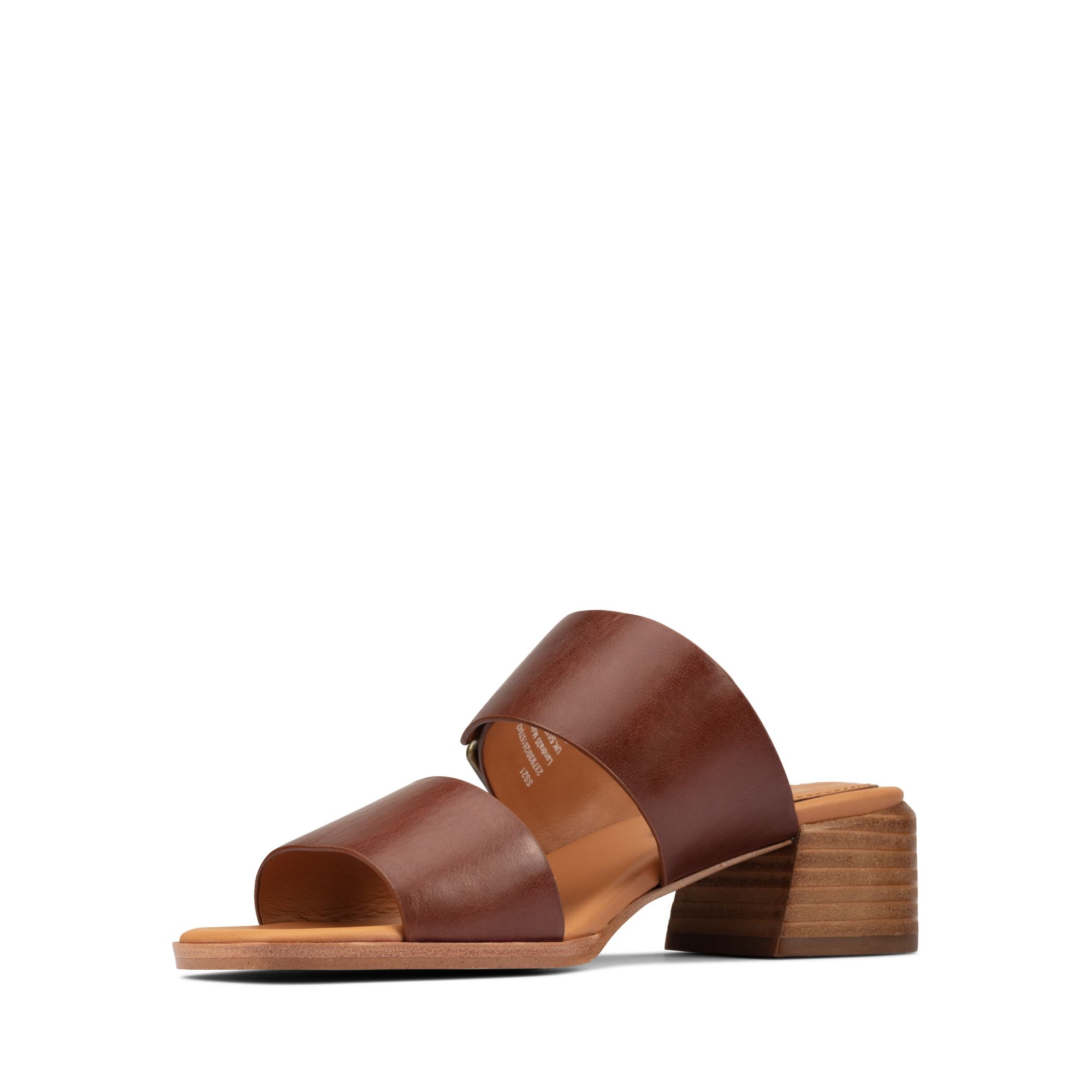 Women Sandals Landra 35 Mule Dark Tan Lea