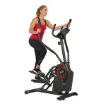Sunny Health & Fitness Premium Cardio Climber Stepping Elliptical Machine for Home Use- Men and Wmen Workout Equipment