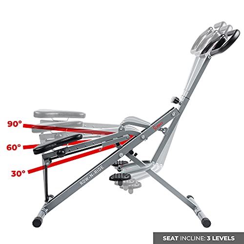 Sunny Health & Fitness Squat Assist Row-N-Ride Trainer