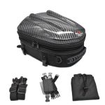 Motorcycle Back Seat Waterproof ABS Hard-Shell Expandable Helmet Tail Bag
