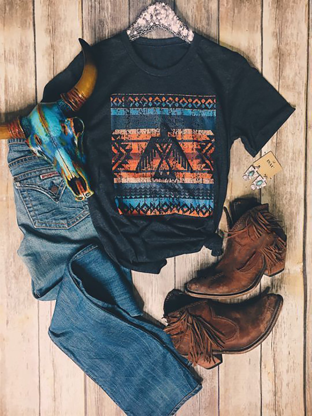 Shift Casual Crew Neck Long Sleeve Shirts & Tops