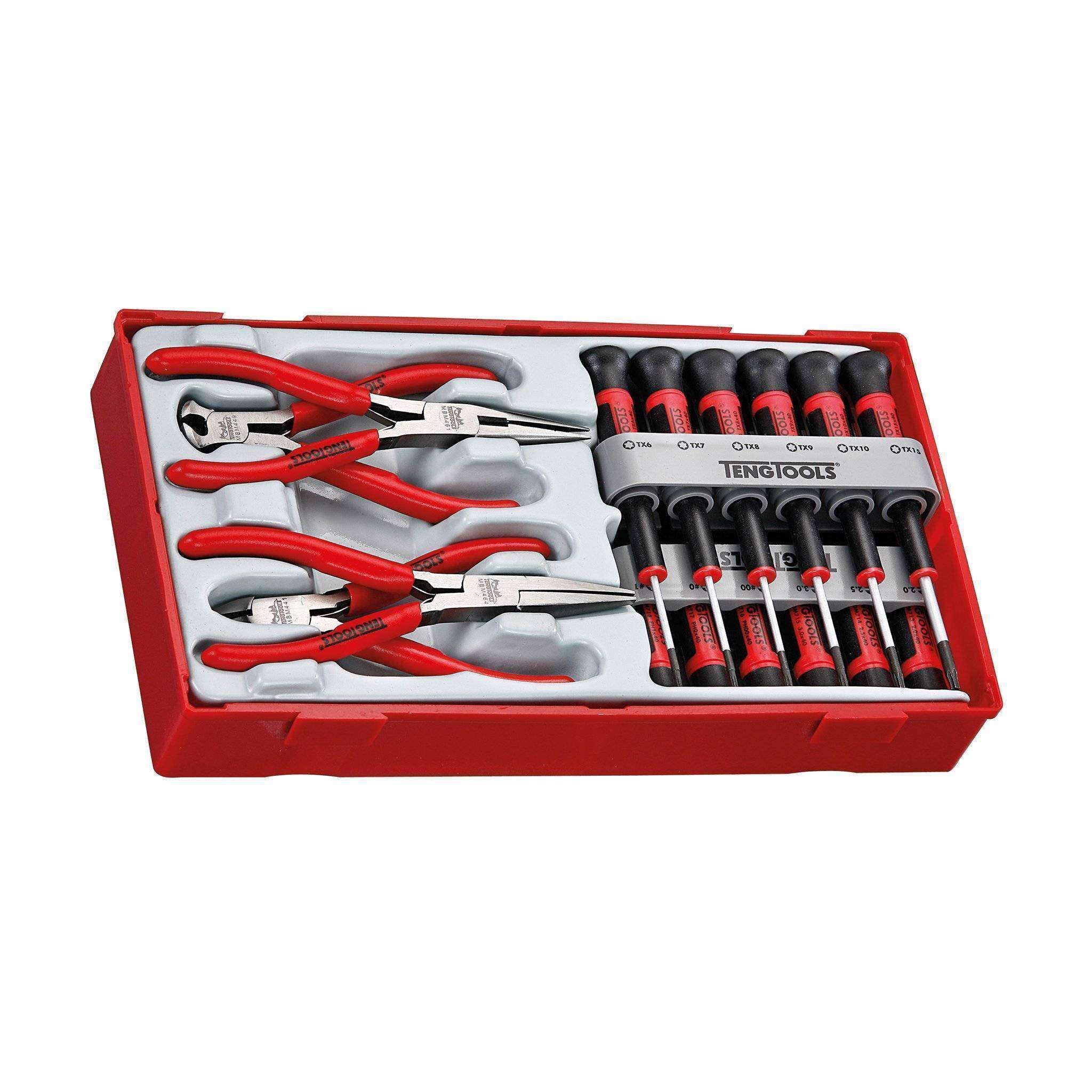 Teng Tools 16 Piece Mini Pliers & Screwdriver Set – TEN-O-TTMI16