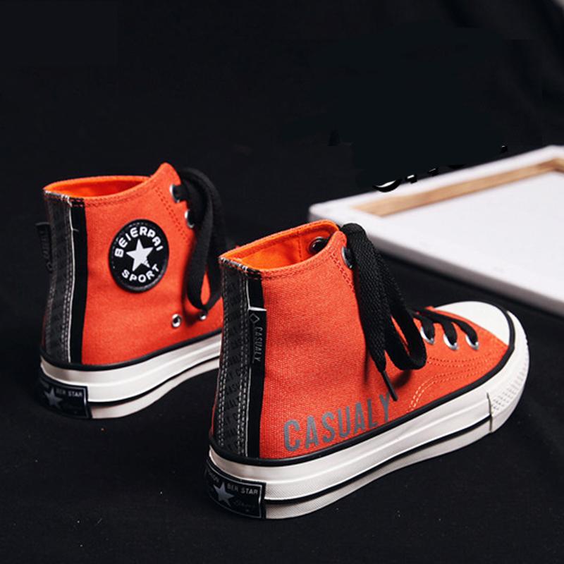 Casual And Comfortable High-Top Canvas Shoes