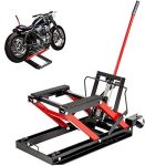 Portable Adjustable Motorcycle  Lift Stand w/  1,700LBS Load Capacity
