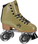 Pacer Roller GRL Astra – Colorful Freestyle Roller Skates, Silver/Black/ size 3