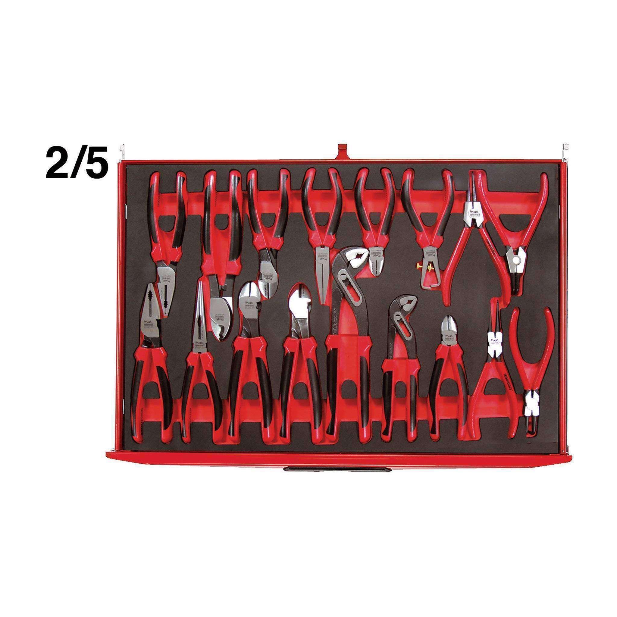 Teng Tools – 17 Piece Mega Bite Pliers Set in EVA – TEN-O-TTEMB17